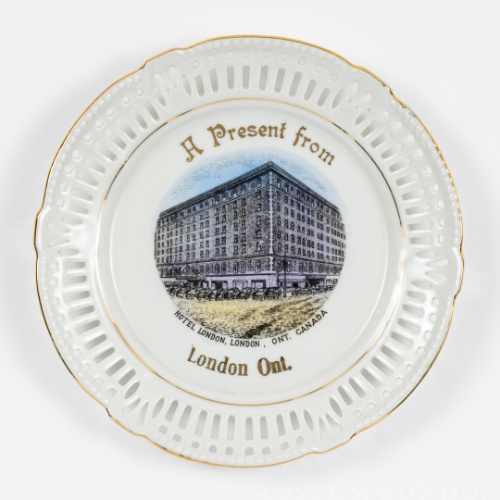 Hotel London Souvenir Plate