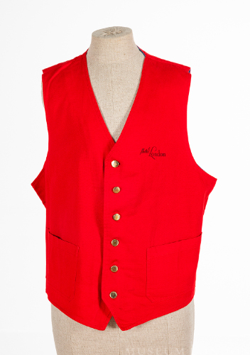 Hotel London Bartender's Vest
