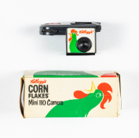 Cereal Box Toy: Kellogg's Mini 110 Camera (Box and Instructions), 1990