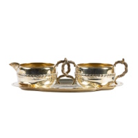 Sugar and Creamer with Tray