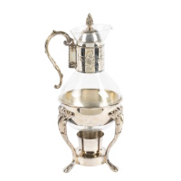 Silver and Glass Carafe