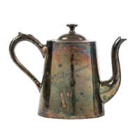 Silver Tecumseh Hotel Teapot