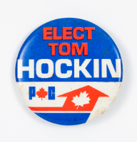 "Elect Tom Hockin" - 1984 PC Party Election Pin