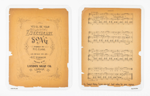 Music, Sheet: “Sweetheart Song” – London Soap Co.