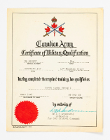 Canadian Army Certificate of Military Qualification