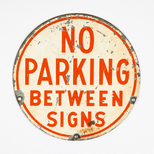 No Parking Sign