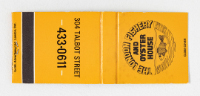 The London Fishery and Oyster House Matchbook