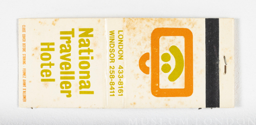 National Traveller Hotel Matchbook