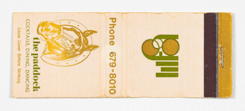 The Paddock Matchbook