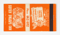Seven Dwarfs Inn Matchbook