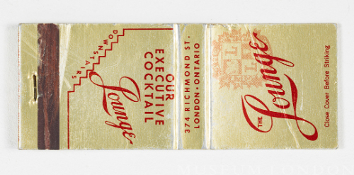 The Lounge Matchbook