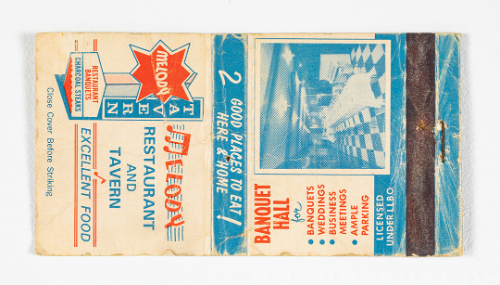 Melody Restaurant and Tavern Matchbook