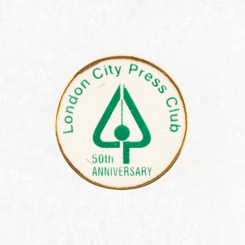 London City Press Club 50th Anniversary Pin