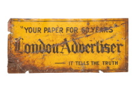 London Advertiser Sign