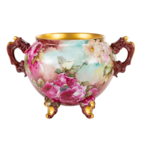 Floral Painted Jardinière