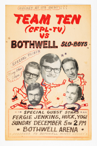 CFPL Team 10 vs Bothwell Slo-Boys Poster, c 1970s