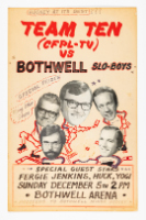 CFPL Team 10 vs Bothwell Slo-Boys Poster, c 1970s