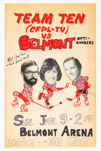 CFPL Team 10 vs Belmont Opti-Bombers Poster, c 1970s