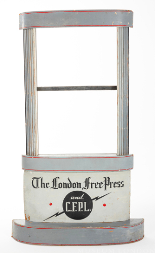 "The London Free Press and C.P.F.L" Sign