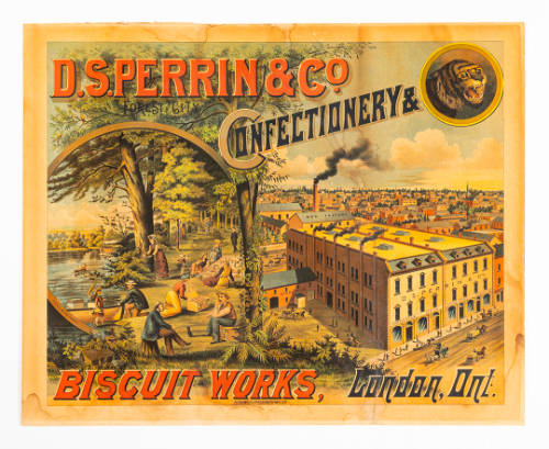 "D.S. Perrin & Co. Confectionery & Biscuit Works" Print