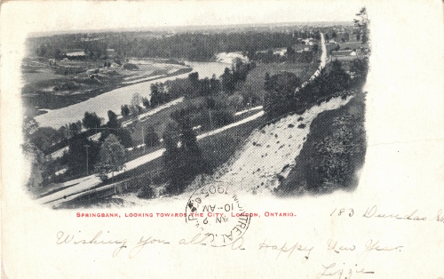 Springbank, looking Towards the City, London, Ontario, 1904