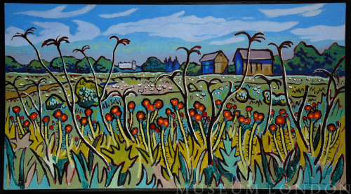 Barns in a Landscape