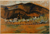 Mountains and Houses, Pemberton, B.C.