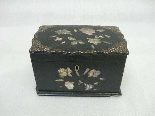 Mother of Pearl Tea Caddy