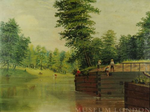Three Boys Fishing at the Coves