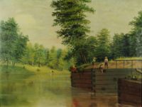Three Boys Fishing at the Coves